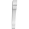Ekena Millwork 4-in. W x 26-in. D x 32-in. H Olympic Architectural Grade PVC Knee Brace BRCP04X26X32OLY - alternate 3